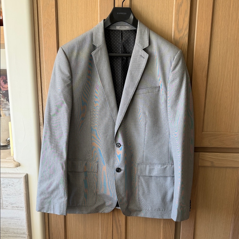 Express Light Gray Men's Sport Coat